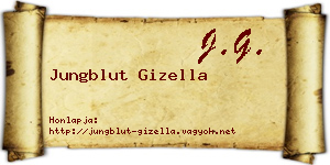 Jungblut Gizella névjegykártya